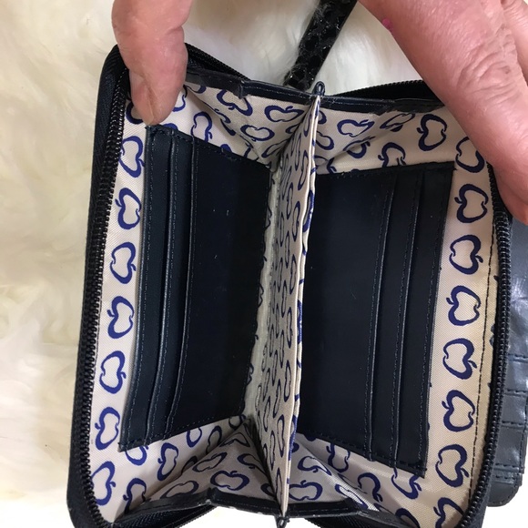 3/25$ Portefeuille vintage bleu marin - Picture 5 of 5